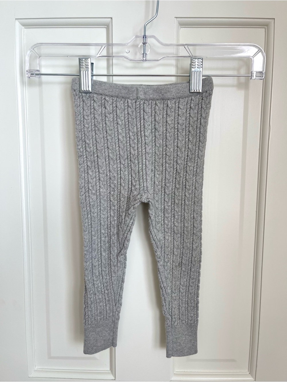 Baby GAP Cable Knit Sweater Leggings - Gender Neutral Gray (Size 18-24mo)